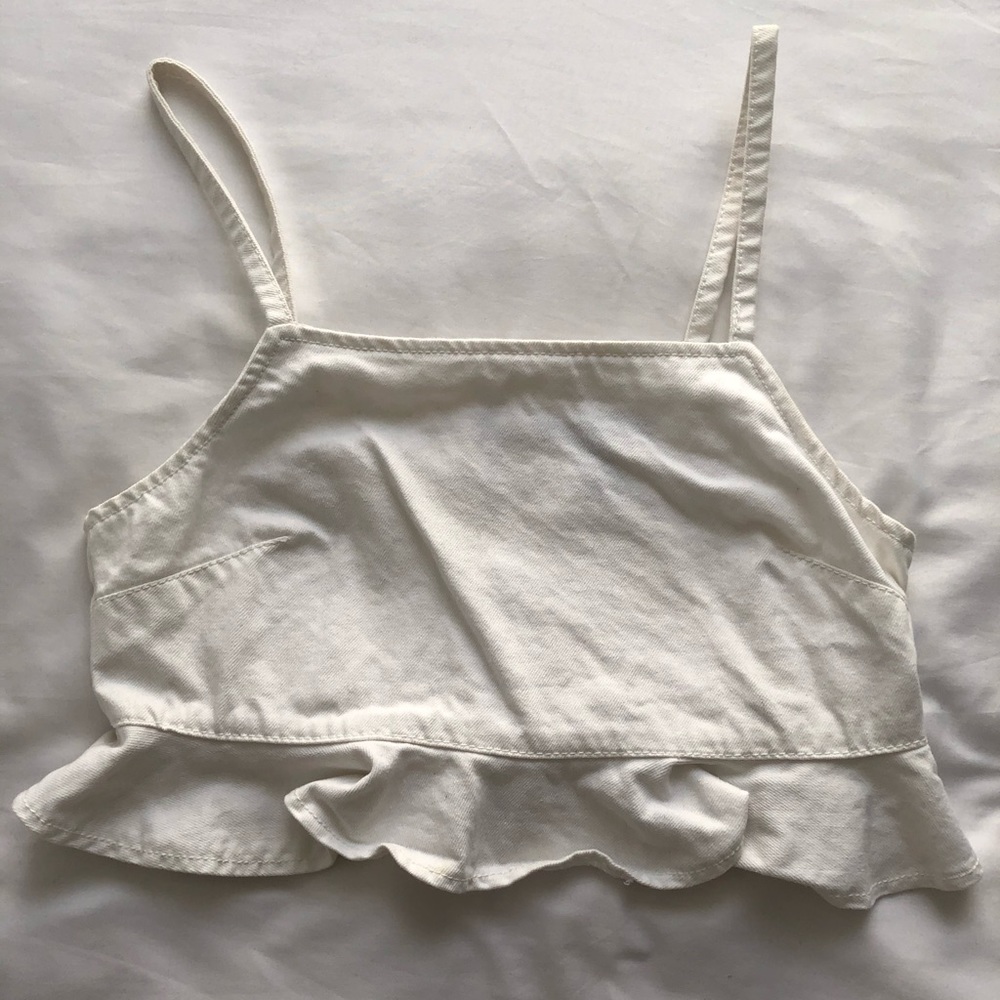 Forever 21 Jean Crop Top
